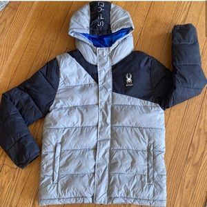 Boys size 14/16’Spyder Puffer coat